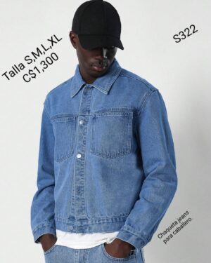 Chaqueta blue-jeans para caballero