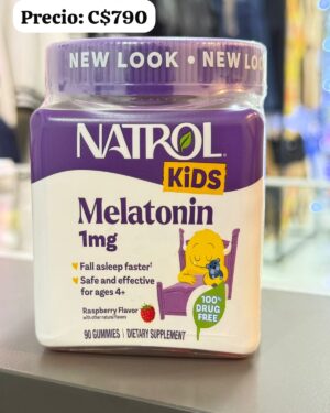 Melatonina 1 mg  90 gomitas Natrol Kids