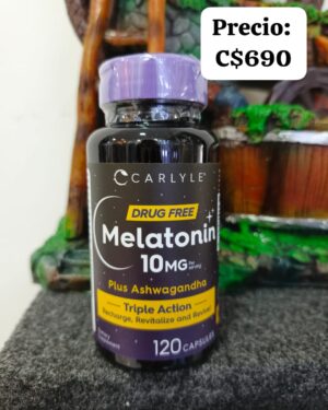 Melatonina 10 mg con Ashwagandha