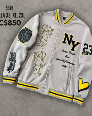 Chaqueta estilo universitaria - S376