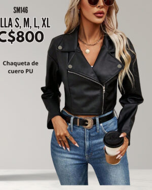 Chaqueta de cuero PU - SM146