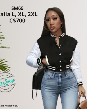 Chaqueta estilo universitaria. SM66