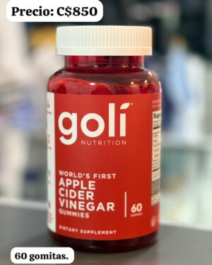 vinagre de manzana en gomita GOLI