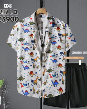 Conjunto de camisa con short. --CC46