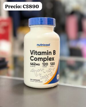Complejo de vitamina B de 240 cápsulas.