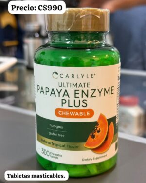 papaya enzyme plus masticable