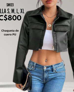 Chaqueta de cuero PU - SM123