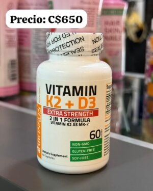 Vitamina K2 + D3 Extra Fuerte