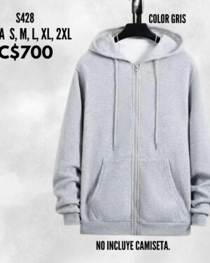Sudadera con capucha,--S428