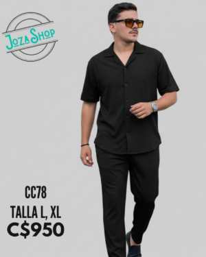 Conjunto Oversize Negro - CC78