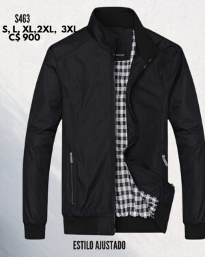 Chaqueta estilo impermeable.--S463