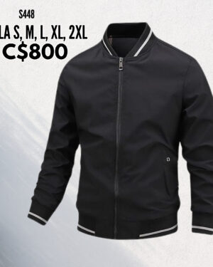 Chaqueta estilo impermeable.--S448