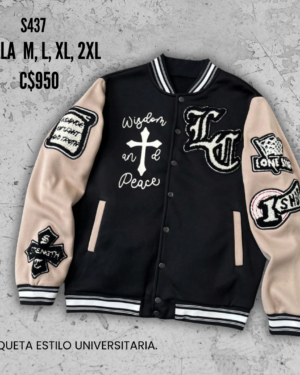 Chaqueta estilo Universitaria - S437