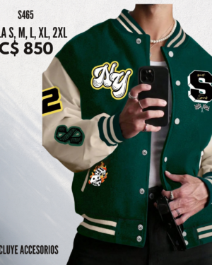 Chaqueta estilo Universitaria - S465