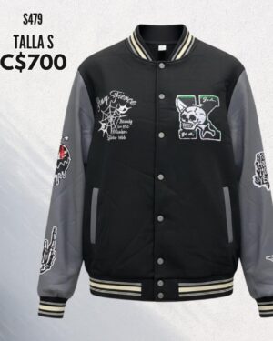 Chaqueta estilo universitaria - S479