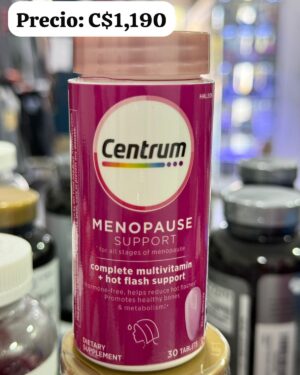 Centrum Soporte para la menopausia.