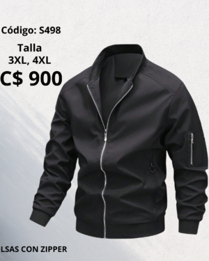 Chaqueta estilo impermeable -- S498