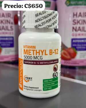 Vitamin Methyl B-12 – 5000 MCG Bronson