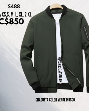 Chaqueta estilo impermeable--S488