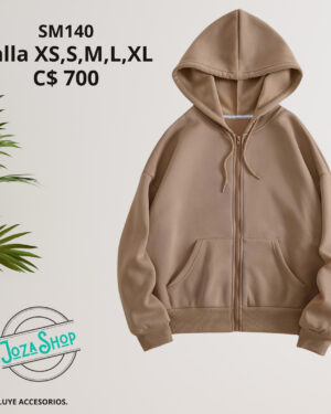 Chaqueta con capucha.--SM140