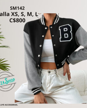 Chaqueta estilo universitario,--SM142