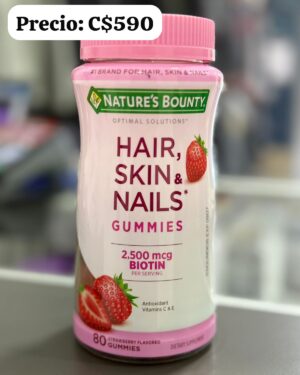 Gomitas de Colágeno  (2,500 MCG) BIOTIN