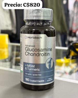 GLUCOSAMINA + CONDROITINA + MSM + CÚRCUMA – Horbaach