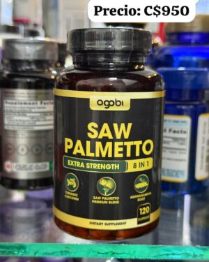 Saw palmetto 120 cápsulas.