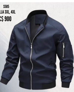 Chaqueta estilo impermeable.--S505