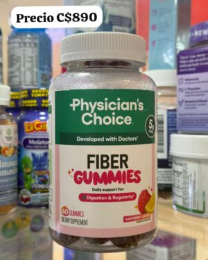 Gomitas de fibra digestiva.
