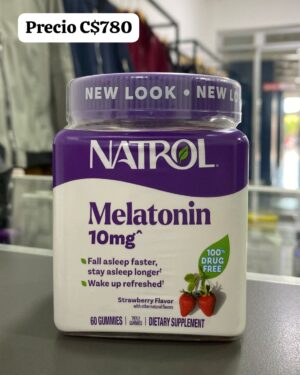 Gomitas de melatonina 10 mg. (60 gomitas)