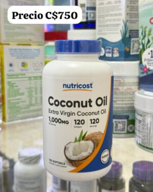 Aceite de coco extra virgen 120 softgels