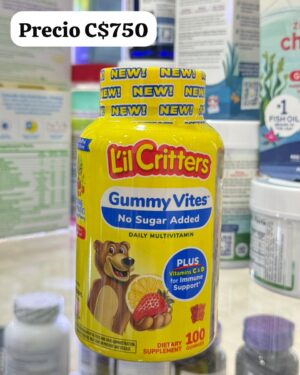 Multi vitaminas para niños, 100 gomitas.