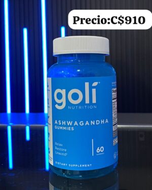 Goli Ashwagandha en gomitas.