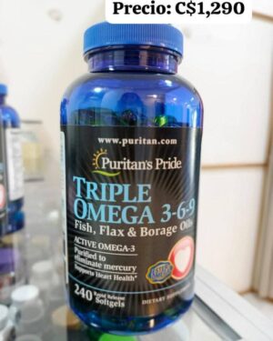 Triple omega 3-6-9 puritans pride.