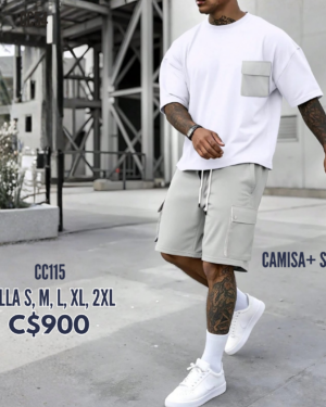 Conjunto con short.--CC115