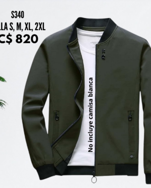 Chaqueta estilo impermeable --S340