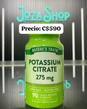 Citrato de potasio 275 mg - 90 Capsulas