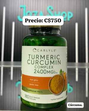 Cúrcuma Complex 2400 mg– Carlyle 🌿🔥