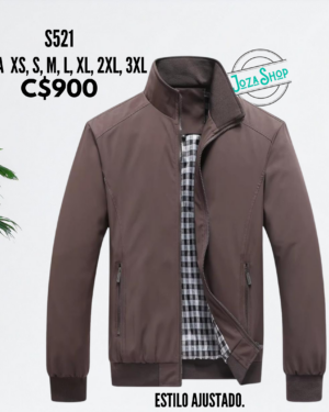 Chaqueta estilo impermeable,--S521