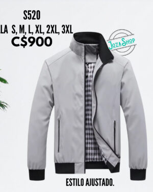 Chaqueta estilo impermeable,--S520